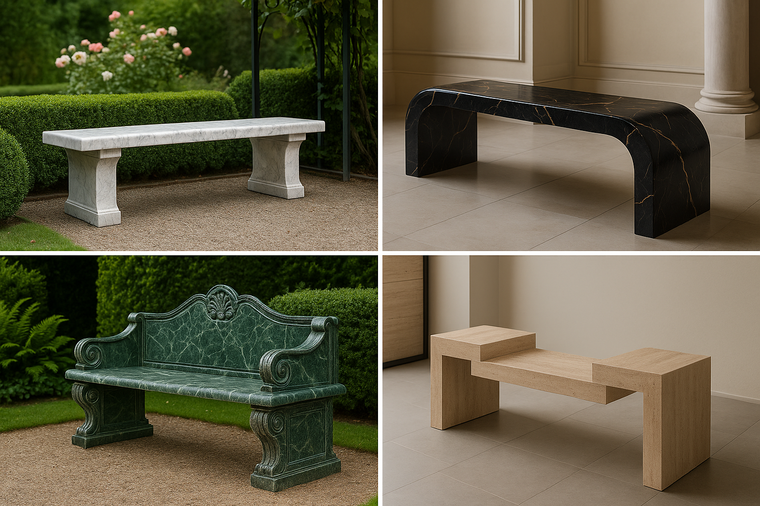 Marble Benches